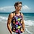 cheap Men&#039;s 3D T-shirts-Graphic Pineapple Vacation Tropical Designer Men&#039;s 3D Print Vest Top Sleeveless T Shirt for Men Party Daily Gym T shirt Black Sleeveless Crew Neck Shirt Spring &amp; Summer Clothing Apparel S M L XL 2XL