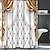 abordables Cortinas de ducha-Cortina de ducha con ganchos estilo palaciego para baño, puerta de Granero, juego de decoración para el baño, poliéster impermeable, paquete de 12 ganchos de plástico