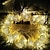 abordables Guirlandes Lumineuses LED-1pc guirlande lumineuse avec télécommande usb 3m 118in 20led fer doré art amour guirlande lumineuse LED lumière décorative petite veilleuse adaptée à la décoration de la chambre télécommande gradation