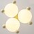preiswerte Kronleuchter-3-Licht 51 cm Cluster-Design Geometrische Formen Pendelleuchten Metall Neuheit Geometrisch Lackierte Oberflächen Künstlerisch Natur inspirierter Stil 110-120V 220-240V
