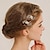 preiswerte Hochzeit Kopfschmuck-Kopfschmuck Kopfbedeckung Haarklammer Künstliche Perle Strass Hochzeit Cocktail Vintage Luxus Mit Strass Kunstperlen Kopfschmuck Kopfbedeckung