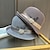 Χαμηλού Κόστους Fascinators-Γοητευτικά Καπέλα Καλύμματα Κεφαλής Ακρυλικό / Βαμβάκι Κλος καπέλο Τύπου bucket Ψάθινο καπέλο Causal Αργίες Κομψό Βίντατζ Με Τεχνητό διαμάντι Φιόγκοι Ακουστικό Καπέλα