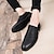 cheap Men&#039;s Slip-ons &amp; Loafers-Men&#039;s Loafers &amp; Slip-Ons Fashion Boots Walking Casual Daily Nappa Leather Comfortable Booties / Ankle Boots Loafer Black Spring
