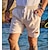 cheap Sweat Shorts-Men&#039;s Waffle Shorts Sweat Shorts Shorts Bermuda shorts Drawstring Elastic Waist Plain Comfort Soft Short Daily Beach Fashion Casual / Sporty Black White Micro-elastic
