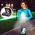 cheap Flashlights &amp; Camping Lights-2pcs Clip On Running Lights, Rechargeable Night Light with Magnet, Reflective 3 Modes Brightness with Red Strobe Light for Runners Joggers Camping Hiking Walking Outdoor Adventure
