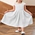 cheap Party Dresses-Elegant Flower Girls Dress Lace Satin A-Line Bridesmaid Princess Dresses for Wedding Birthday Party