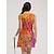 billiga Designerkollektion-Dam golfklänning Orange Ärmlös Golfkläder för damer Kläder Outfits Bär kläder