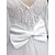 cheap Party Dresses-Kids Girls&#039; Party Dress Solid Color Long Sleeve 3/4 Length Sleeve Christening dress Fashion Princess Polyester Summer Spring Fall 4-13 Years White