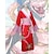 رخيصةأون أزياء تنكرية أنيمي-مستوحاة من One Piece بوا، هانكوك أنيمي ازياء تأثيري ياباني مهرجان الدعاوى تأثيري بلايز الالتفاف عباءة من أجل نسائي