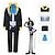 economico Costumi anime-Ispirato da One Piece Ruscello Anime Costumi Cosplay Giapponese Halloween Abiti Cosplay Manica lunga Costume Per Per uomo