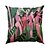 abordables style floral &amp; végétal-Housse de coussin d&#039;art abstrait floral en velours rose 16/18/20 pouces