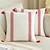 levne Trendy polštáře-styl čáry dekorativní přehozený povlak na polštář červená výšivka střapec na zahradní terasu ložnice obývací pokoj pohovka pohovka křeslo