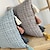 Недорогие Текстурированные брюки подушки-1 шт., льняная наволочка в американском стиле ретро, наволочка ручной работы с кисточками для гостиной, дивана, поясничная подушка