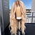 cheap Human Hair Lace Front Wigs-Unprocessed Virgin Hair 13x4 Lace Front Wig 26inch Middle Part Brazilian Hair Natural Wave Blonde Wig 130% 150% 180% Density Balayage Hair For wigs for black women Long Human Hair Lace Wig