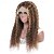 cheap Human Hair Lace Front Wigs-Curly Wave Highlight Wig Human Hair 180 Density HD Transparent Lace Frontal Wig P4/27 Ombre Honey Blonde Frontal Wigs