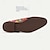 voordelige Premium Schoenen voor Heren-Voor heren Monnik schoenen Bullock Shoes Leer Italiaans volnerf rundleer Anti-slip Magische tape Gesp Wijn