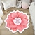 cheap Living Room &amp; Bedroom Rugs-Area Rugs Flower Shaped Rugs Simple 3D Big Flower Carpet Washable Floor Mats