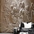 billige skulptur tapet-kule bakgrunnsbilder 3d tapet veggmaleri veggklistremerke som dekker print peel and stick avtagbar selvklebende hemmelig skog pvc / vinyl hjemmeinnredning