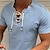 abordables chemise boutonnée pour homme-chemise pour homme chemise d&#039;été chemise en jean chemise en chambray bleu marine foncé bleu marine bleu clair manches courtes imprimés graphiques col montant décontracté quotidien cordon de serrage