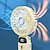 cheap Fans-1pc Portable Handheld Personal Fan With Flexible Tripod Stand USB Or Battery Operated Desk Car Seat Treadmill Camping Travel Fan