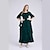 cheap Historical &amp; Vintage Costumes-Retro Vintage Medieval Renaissance Chemise Celtic Dress Elven Women&#039;s Halloween LARP Dress