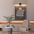 baratos Luzes para Espelho-Lâmpada de parede led minimalista moderna 53/70cm com interruptor, arandelas de estilo linear, para quarto hotel corredor escada 85-265v