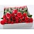 economico Fiori finti &amp; Vasi-10 fiori simulati con rose: regali creativi e pratici per Natale, San Valentino e la festa della mamma