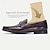 halpa Miesten loaferit ja nauhattomat kengät-miesten loafers rei&#039;itetty ruskea nahka gunmetal horsebit