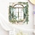 economico Adesivi murali-adesivo da parete finestre finte piante verdi fiori camere da letto soggiorni adesivi decorazioni per la casa foyer 30 cm * 60 cm * 2 pezzi