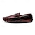 voordelige Hereninstappers &amp; loafers-heren loafers &amp; slip-ons retro penny loafers wandelen business casual brits gentleman dagelijks leer comfortabele schoenen donkerrood zwart lichtrood lente herfst