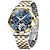 tanie Zegarki kwarcowe-Nowe markowe zegarki męskie olevs faza księżyca dekoracyjny świecący kalendarz tygodniowy wyświetlacz wielofunkcyjny zegarek mechaniczny moda wodoodporna męska sportowa na rękę męska