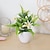 Недорогие Искусственные цветы и вазы-Имитация декора растения в горшке с дождевыми цветами
