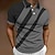cheap Classic Polo-Men&#039;s Golf Shirt Golf Polo Work Casual Lapel Short Sleeve Basic Modern Color Block Patchwork Button Spring &amp; Summer Regular Fit Yellow Red Blue Orange Black-Red Grey Golf Shirt