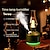 levne Dekorativní světla-nový retro olejová lampa čas světelný zvlhčovač usb aromaterapie bezdrátový domácí tichý pokoj petrolejová lampa zvlhčovač vzduchu