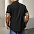 cheap Men&#039;s Printed Shirts-Casual Men&#039;s Printed Shirts Outdoor Daily Summer Turndown Short Sleeve Black S, M, L Polyester Shirt