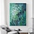 cheap Abstract Paintings-Handmade Canvas Abstract Thick Texture 3D Oil Painting Green Paintings Decor Living Room Large Home Wall Pictures No Frame