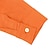 preiswerte Baumwoll-Leinenhemd-Herren Hemd leinenhemd Sommerhemd Strandhemd Weiß Orange Grün Langarm Feste Farbe ohne Kragen Strasse Täglich Bekleidung
