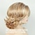 Χαμηλού Κόστους παλαιότερη περούκα-κοντές ξανθές σγουρές μπομπ περούκες για γυναίκες με μήκος ώμου σγουρή κυματιστή περούκα με στρώσεις σκούρες ρίζες συνθετική φυσική όψη περούκα μαλλιών για καθημερινή χρήση 12 ιντσών