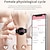 abordables Bracelets connectés-696 UC03 Montre intelligente 1.39 pouce Montre intelligente avec bracelet Bluetooth Surveillance de la température Podomètre Rappel d&#039;Appel Compatible avec Android iOS Hommes Mode Mains-Libres Rappel