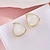 levne Náušnice-Dámské Náušnice - Kruhy Geometrické Kytky stylové Jednoduchý Náušnice Šperky 1# Pro Dar Maturitní ples 3 páry