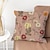 abordables style floral &amp; végétal-Housse de coussin décorative à motif floral vintage, taie d&#039;oreiller carrée douce, pour chambre à coucher, salon, canapé, chaise, 4 pièces