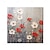 billiga Blom- och växtmålningar-oljemålning handgjord handmålad kvadratisk väggkonst intryck blommor dukmålning heminredning dekor utsträckt ram redo att hängas