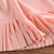preiswerte Kleider-kinderkleidung Mädchen Kleid Feste Farbe Kurzarm Party Outdoor Casual Modisch Täglich Polyester Sommer Frühling 2-13 Jahre Rosa