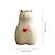 お買い得  パティオの装飾-猫の像 花瓶 手作り 模造木 装飾 モダン ミニマリスト ハート 花瓶 背の高い 家庭用 テーブル 棚 リビングルーム オフィス用