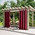 cheap Outdoor Shades-Oxford Cloth Waterproof Outdoor Curtain Privacy, Sliding Patio Curtain Farmhouse Drapes, Pergola Curtains Grommet For Gazebo, Balcony, Porch, Party, Hote