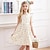 Χαμηλού Κόστους Φορέματα-Παιδιά Κοριτσίστικα Φόρεμα Γραφική Αμάνικο Πάρτι ΕΞΩΤΕΡΙΚΟΥ ΧΩΡΟΥ Causal Μοντέρνα Καθημερινά Βαμβάκι Καλοκαίρι Άνοιξη 2-13 χρόνια Λευκό Κίτρινο Ανθισμένο Ροζ