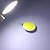 economico Luci LED bi-pin-10 pz g4 cob ha condotto la lampadina del riflettore ac/dc12v 3 w pin laterale bi-pin marine camper rv lampada 180 gradi bianco caldo/opzione bianca
