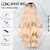 cheap Synthetic Trendy Wigs-Cosplay Costume Wig Synthetic Wig Natural Wave Neat Bang Machine Made Wig 26 inch Light golden Synthetic Hair Women&#039;s Multi-color Mixed Color