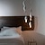 abordables Suspension-lustre pendentif lumière blanche chaude 1 tête 8 cm peinture plastique style nordique art créatif personnalité chambre salle à manger bar 110-240v