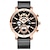 お買い得  クォーツ腕時計-MINI FOCUS 男性 クォーツ 屋外 ファッション カジュアルウォッチ 腕時計 光る カレンダー 防水 デコレーション 鋼 腕時計